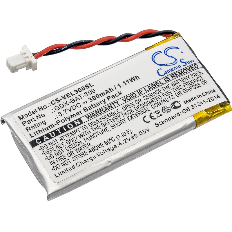 Vernier GDX-BAT-300 3.7V 300mAh Li-Polymer Equipment Battery