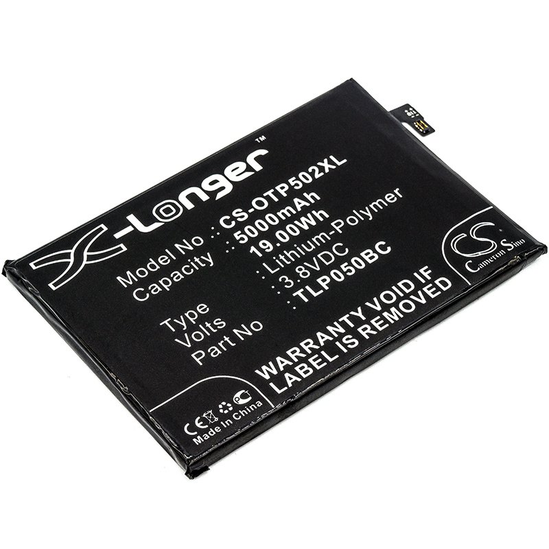 Alcatel CAC5000006CC, TLP050BC 3.8V 5000mAh Li-Polymer аккумулятор телефона