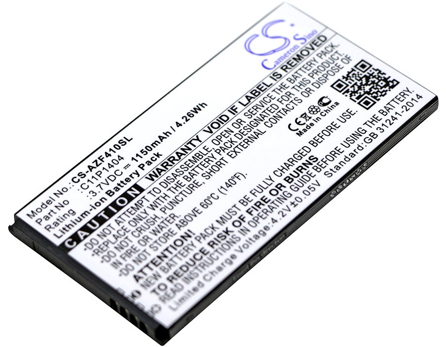 Asus C11P1404 3.7V 1150mAh Li-ion tālruņa akumulators
