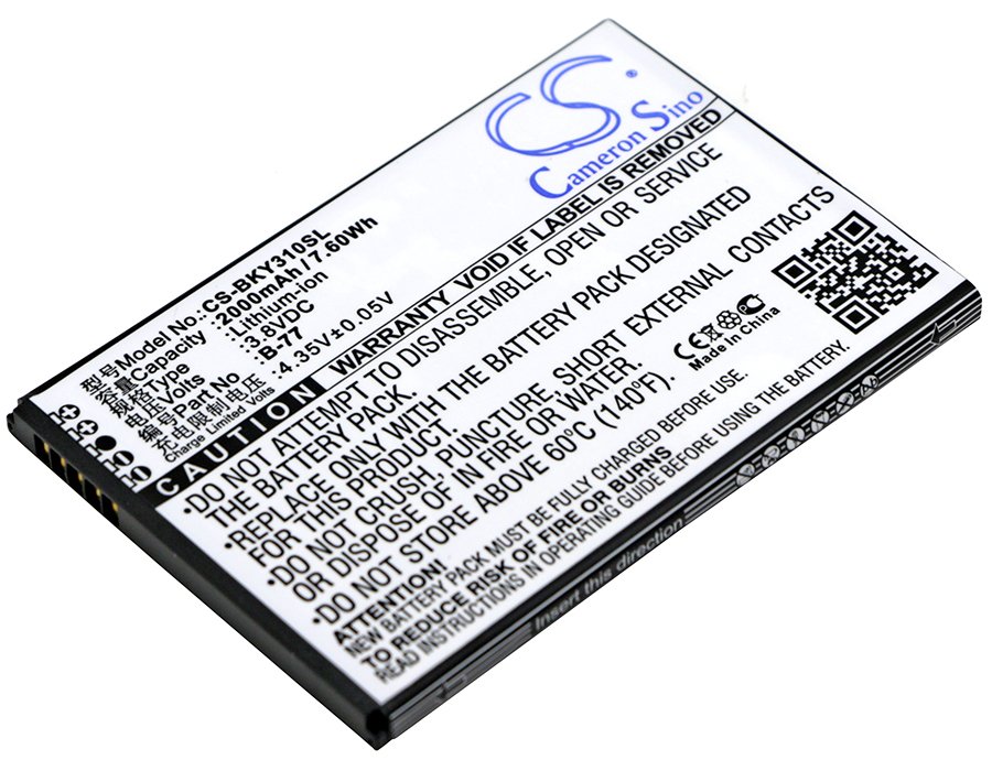 BBK B-77 3.8V 2000mAh Li-ion mobile phone battery