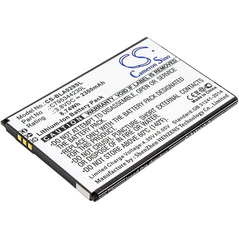 BLU C795344230L 3.8V 2300mAh Li-ion mobile phone battery