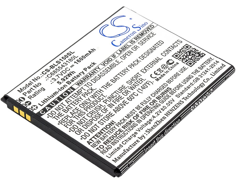 BLU C685543180L 3.7V 1600mAh Li-ion mobile phone battery