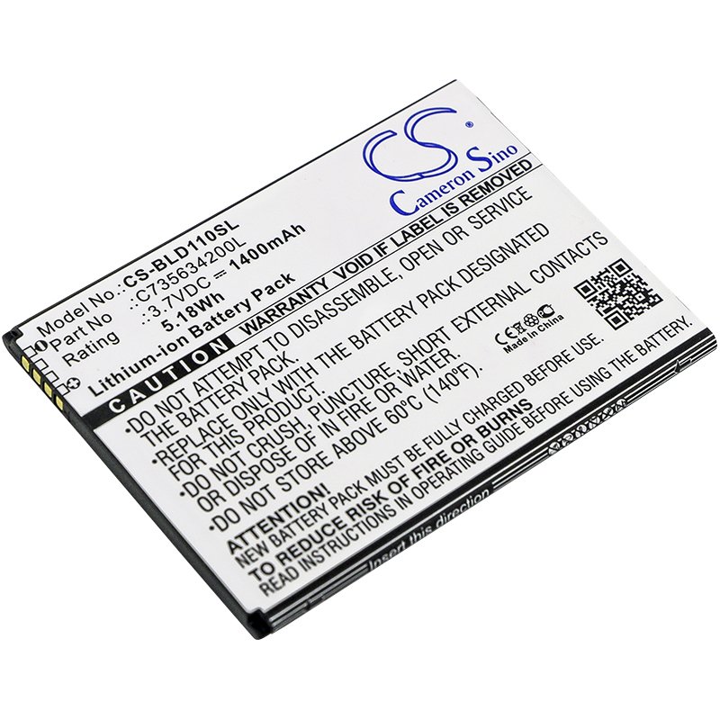 BLU C735634200L 3.7V 1400mAh Li-ion mobile phone battery