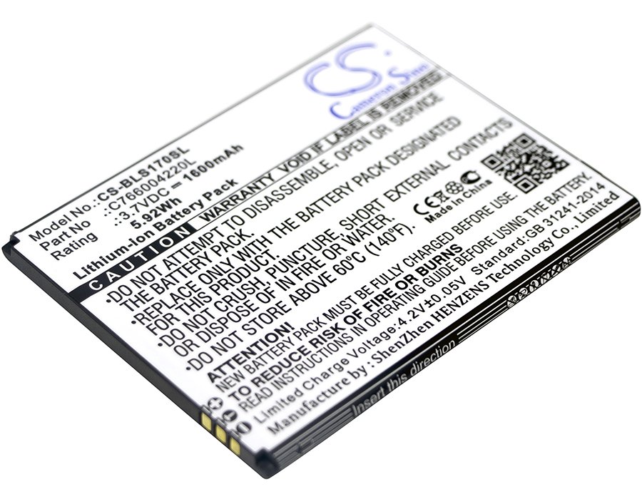 BLU C766004220L 3.7V 1600mAh Li-ion mobile phone battery