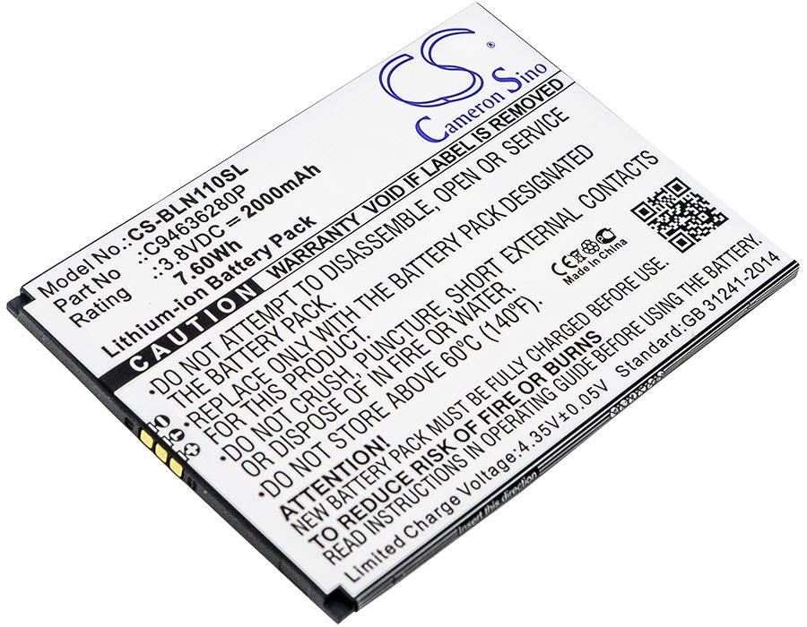BLU C94636280P 3.8V 2000mAh Li-ion mobile phone battery