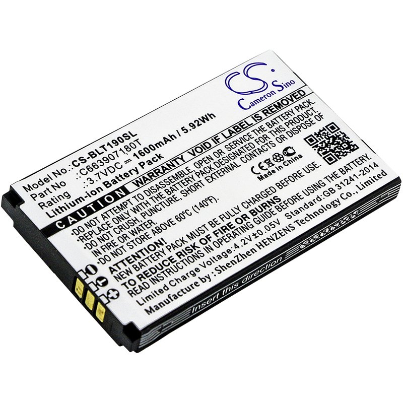 BLU C663907180T 3.7V 1600mAh Li-ion mobile phone battery