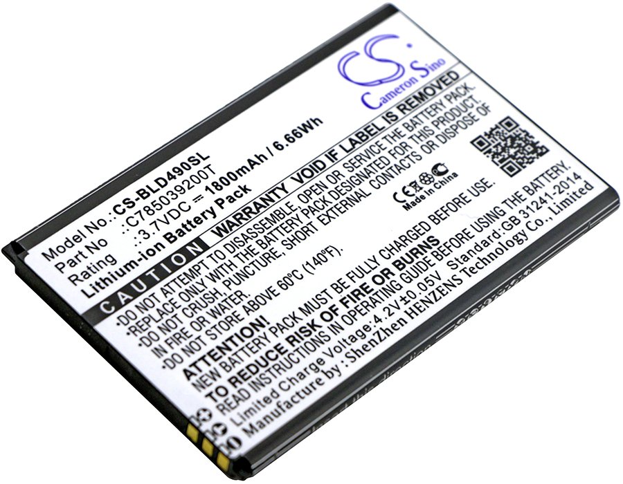 BLU C785039200T 3.7V 1800mAh Li-ion mobile phone battery