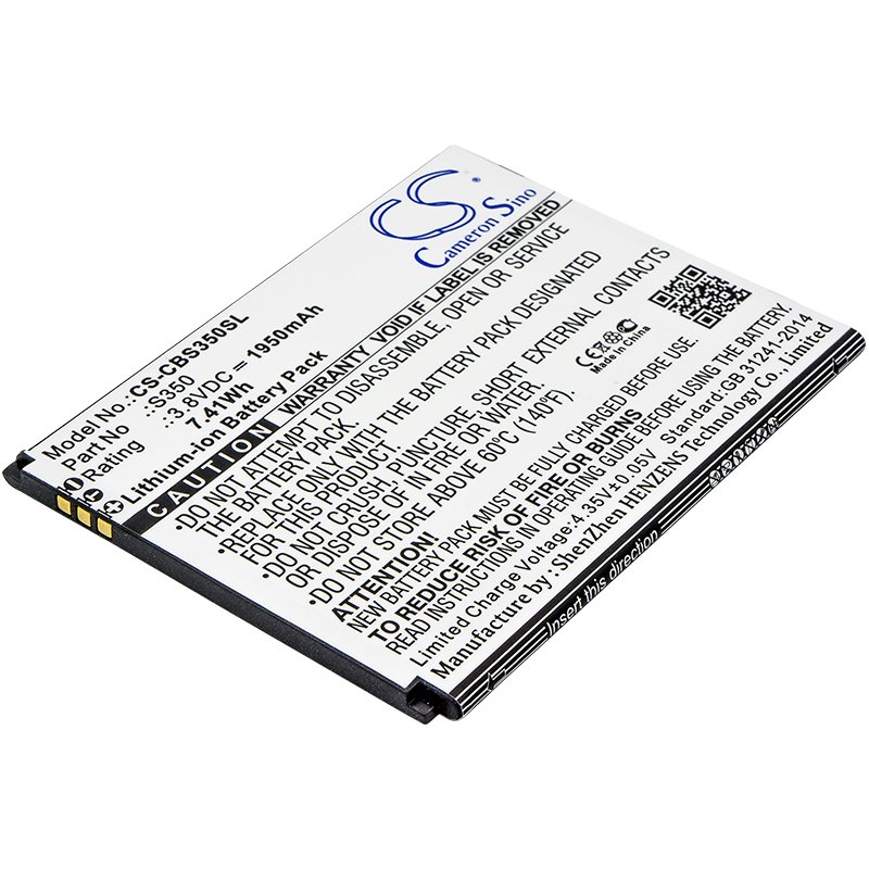Cubot S350 3.8V 1950mAh Li-ion mobile phone battery