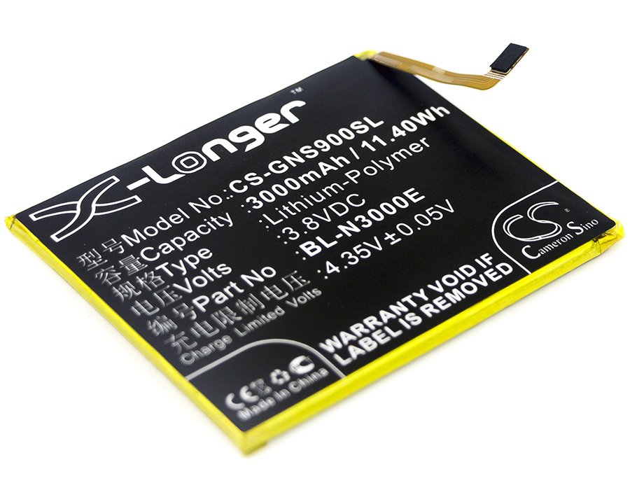 GIONEE BL-N3000E 3.8V 3000mAh Li-Polymer mobile phone battery