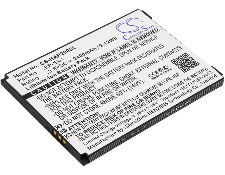 Highscreen BP-5X-I 3.8V 2400mAh Li-ion mobile phone battery