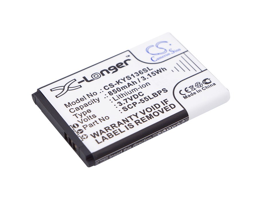 Kyocera 5AAXBT067GEA, SCP-55LBPS 3.7V 850mAh Li-ion Mobilephone aккумулятор