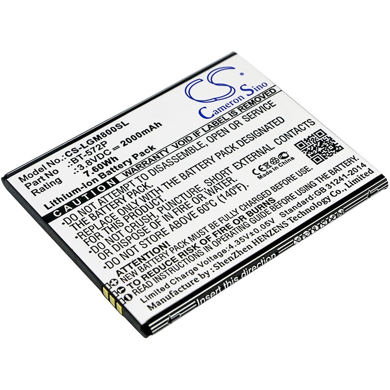 Leagoo BT-572P 3.8V 2000mAh Li-ion Mobilephone aккумулятор