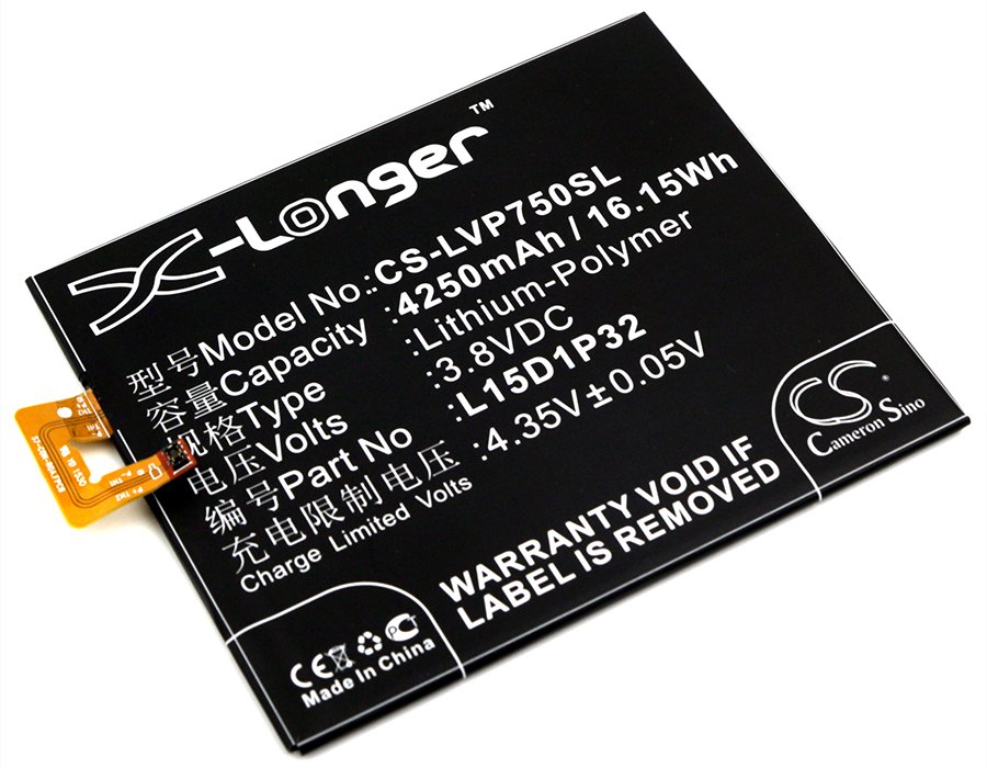 Lenovo L15D1P32 3.8V 4250mAh Li-Polymer Mobilephone aккумулятор