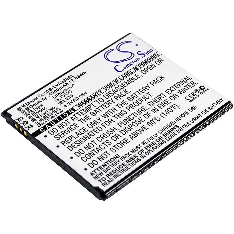 Lenovo BL239 3.7V 1900mAh Li-ion Mobilephone aккумулятор