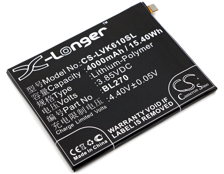 Lenovo BL270 3.85V 4000mAh Li-Polymer Mobilephone aккумулятор