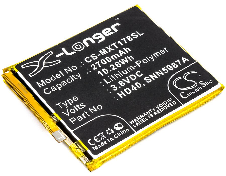 Motorola HD40, SNN5987A 3.8V 2700mAh Li-Polymer mobiiltelefoni aku