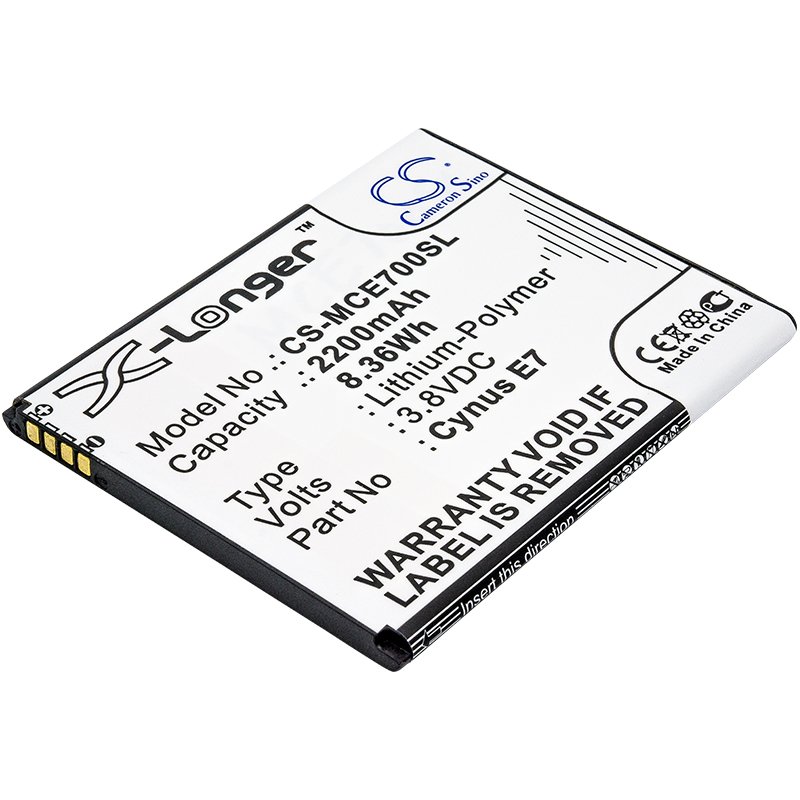 Mobistel Cynus E7 3.8V 2200mAh Li-Polymer Mobilephone akku