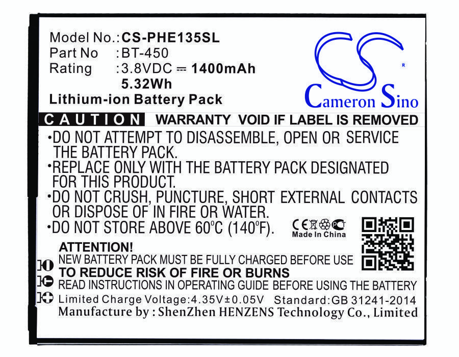 Philips AB1200CWMT 3.7V 1100mAh Li-ion Mobilephone akumulatoru