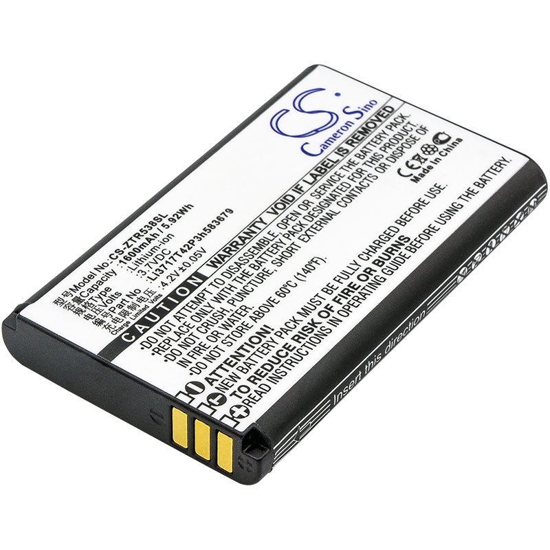 ZOPO Li3717T42P3h583679 3.7V 1600mAh Li-ion mobile phone battery