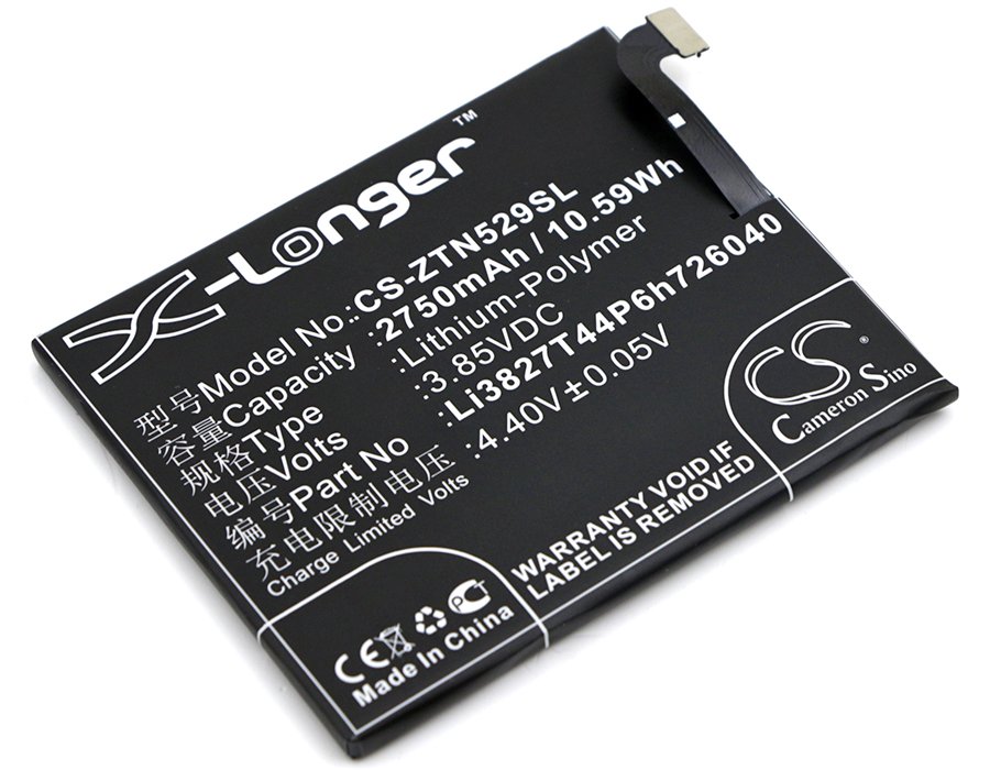 ZOPO Li3827T44P6h726040 3.85V 2750mAh Li-Polymer mobile phone battery