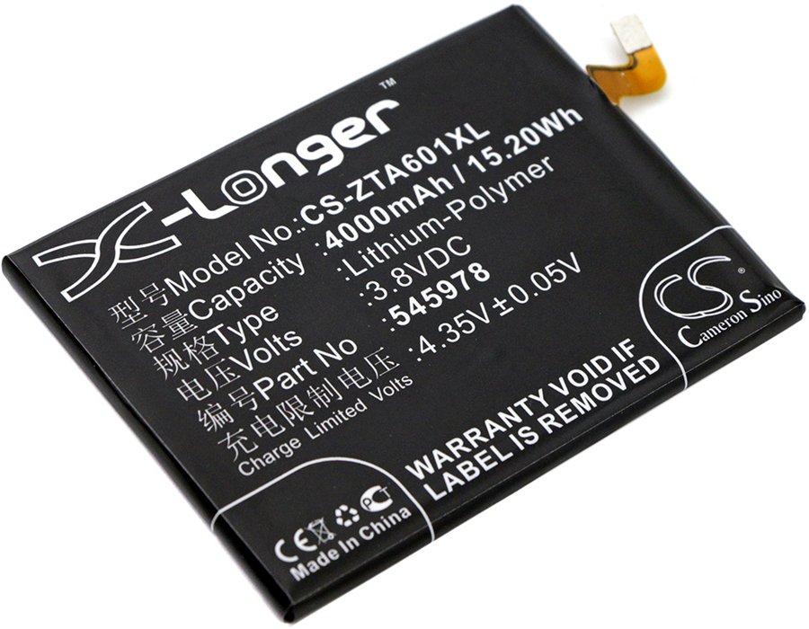 ZOPO 545978, ICP51/59/78SA 3.8V 4000mAh Li-Polymer mobile phone battery
