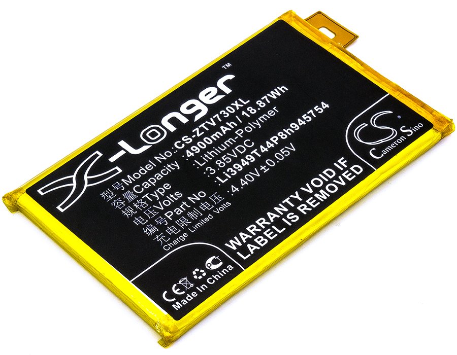 ZOPO Li3949T44P8h945754 3.85V 4900mAh Li-Polymer mobile phone battery