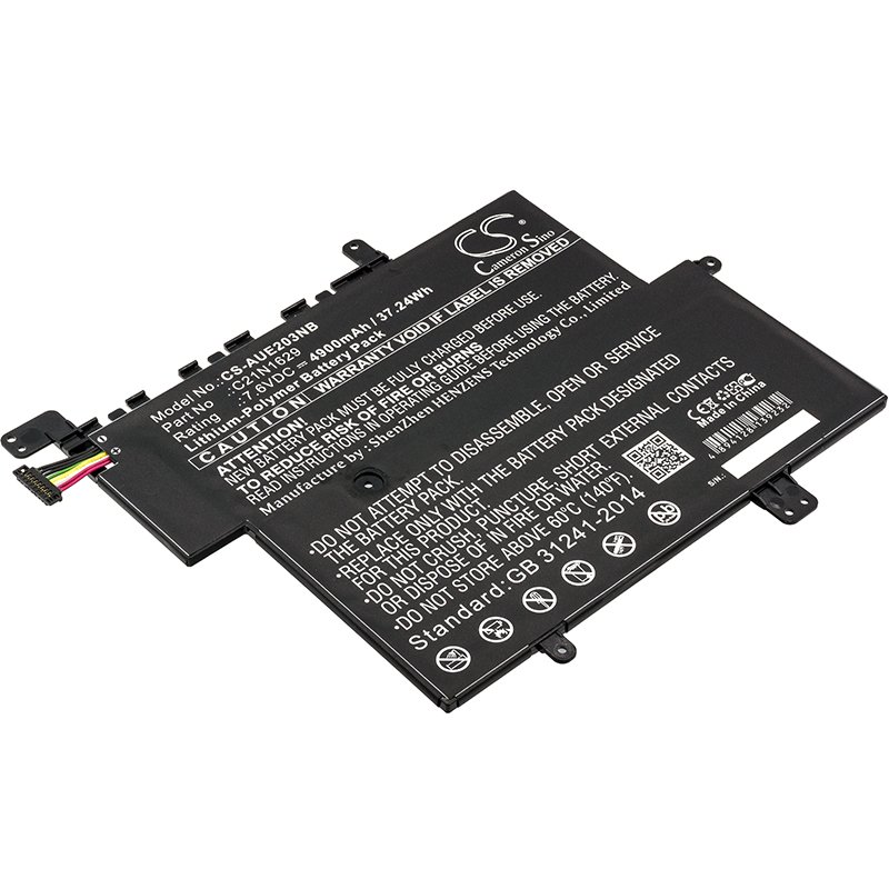 CS aккумулятор для лаптопa Asus 0B200-02500000, C21N1629 (2ICP4/59/134) 7.6V 4900mAh Li-Polymer