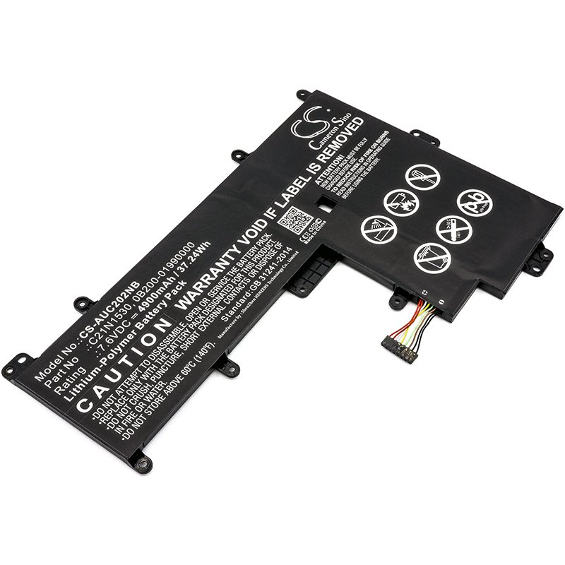 CS aккумулятор для лаптопa  Asus 0B200-01990000, C21N1530 7.6V 4900mAh Li-Polymer