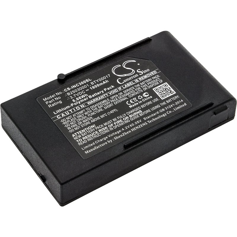 Ingenico B25030001, BTY00017 3.7V 1800mAh Li-Polymer makseterminali aku