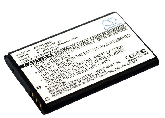 T-Com SYWDA64408227 3.7V 1000mAh Li-ion PDA, Pocket PC Battery