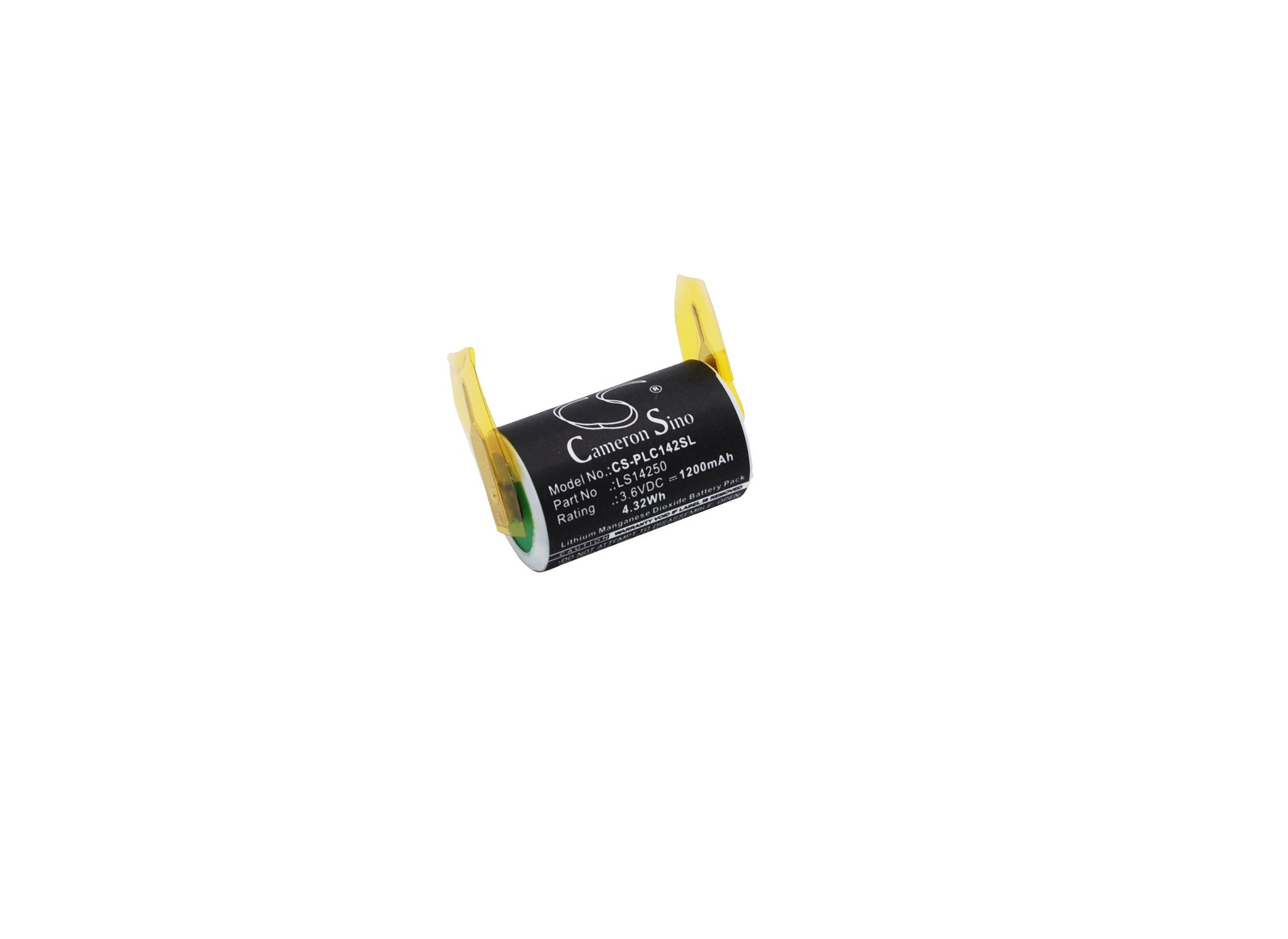 SAFT LS14250 3.6V 1200mAh Li-MnO2 PLC Battery