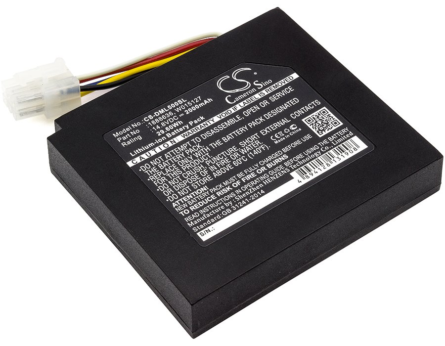 DYMO 1888636, 634169A, W015127 14.8V 2000mAh Li-ion Printer akumulatoru