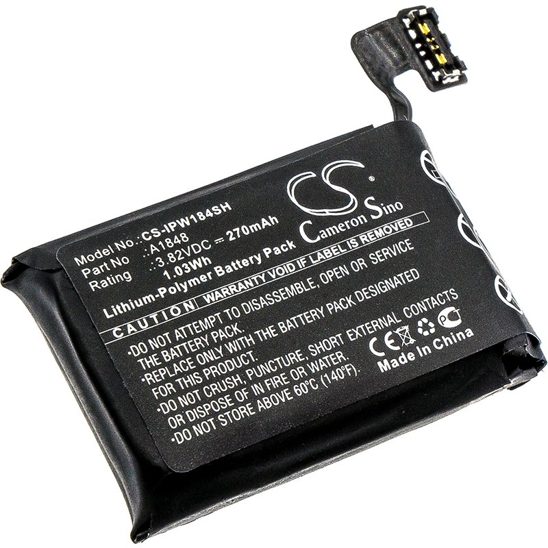 Apple A1848 3.82V 270mAh Li-Polymer älykello akku