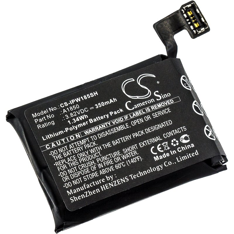 Apple A1850 3.82V 350mAh Li-Polymer älykello akku