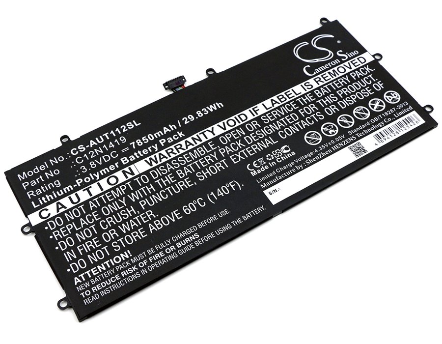 Asus 0B200-01300200, C12N1419 3.8V 7850mAh Li-Polymer Tablet aккумулятор