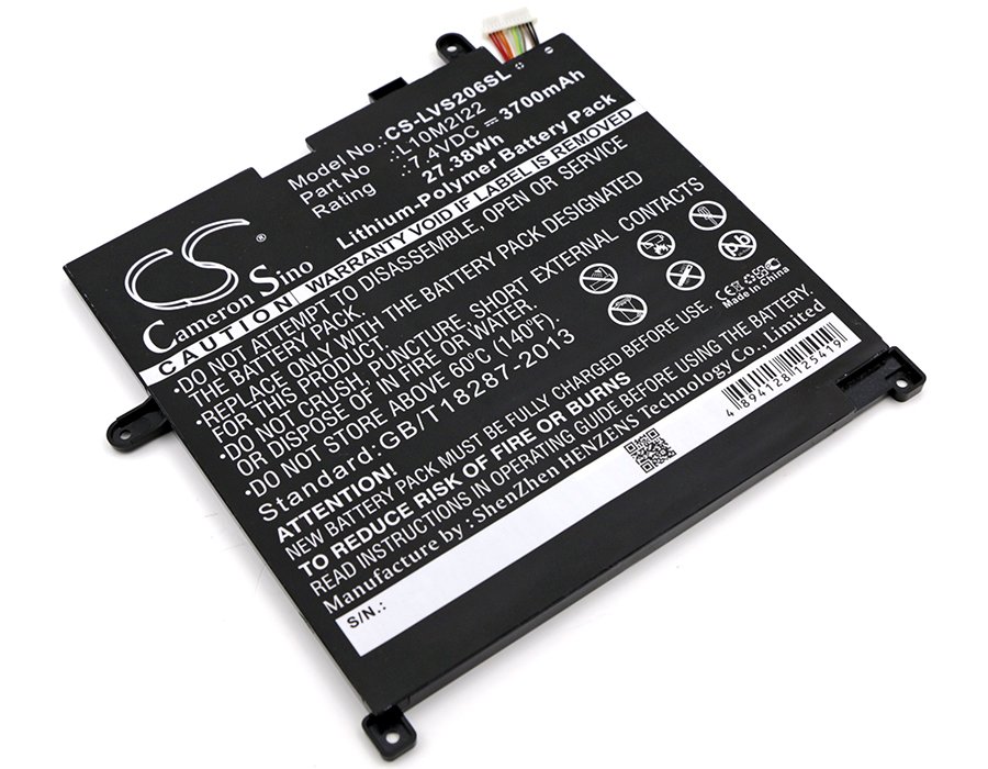 Lenovo L10M2I22 7.4V 3700mAh Li-Polymer Tablet akku
