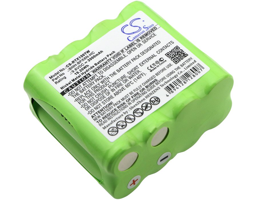 Ritron BNH-BPX8N-HC 9.6V 2000mAh Ni-MH Two-Way Radio aккумулятор