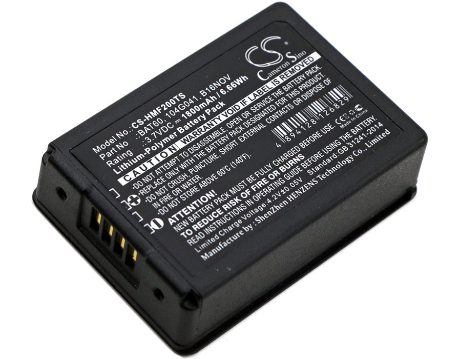 HME 104G041, B16NOV, BAT60 3.7V 1800mAh Li-Polymer Wireless Headset Battery