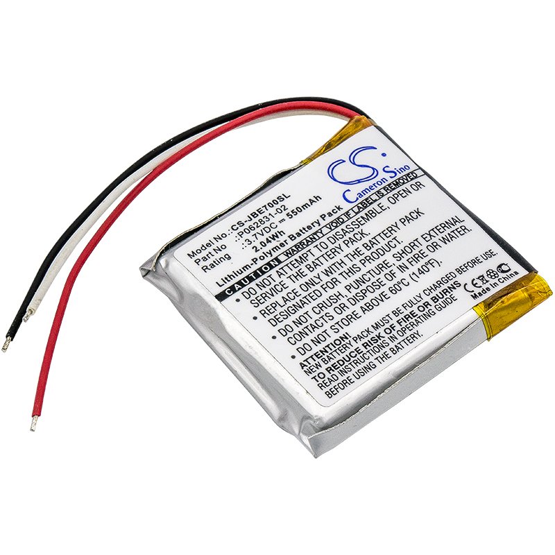 JBL P062831-02 3.7V 550mAh Li-Polymer Wireless Headset akku