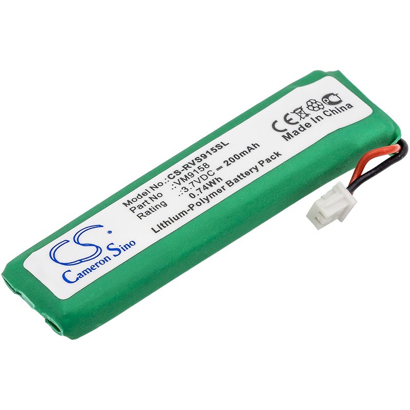 Revolabs 07-SOLOMICBATTERY, VM9158 3.7V 200mAh Li-Polymer Wireless Headset akku