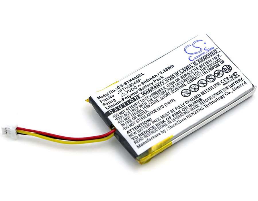 Stealth FT603048P 3.7V 900mAh Li-Polymer Wireless Headset Battery