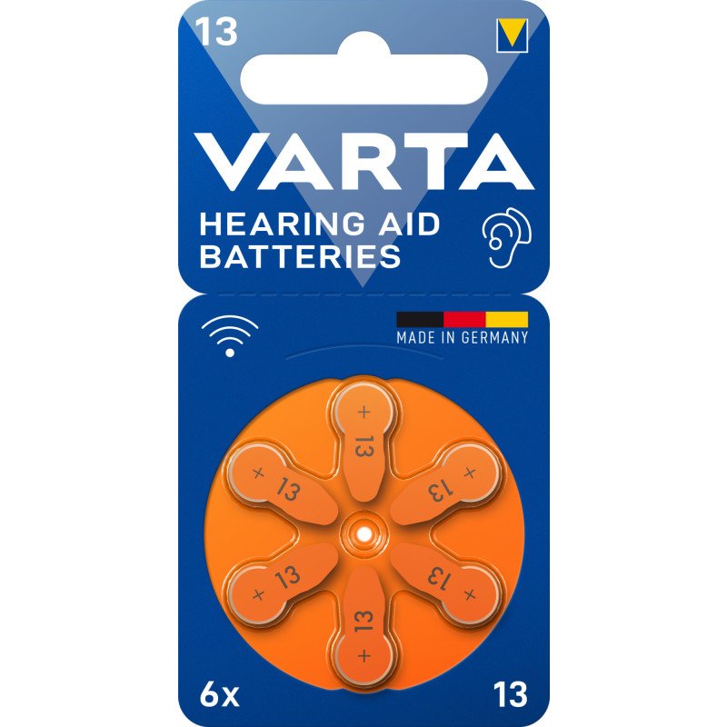 Varta 13 батарейки для слуховых аппаратов 6-шт