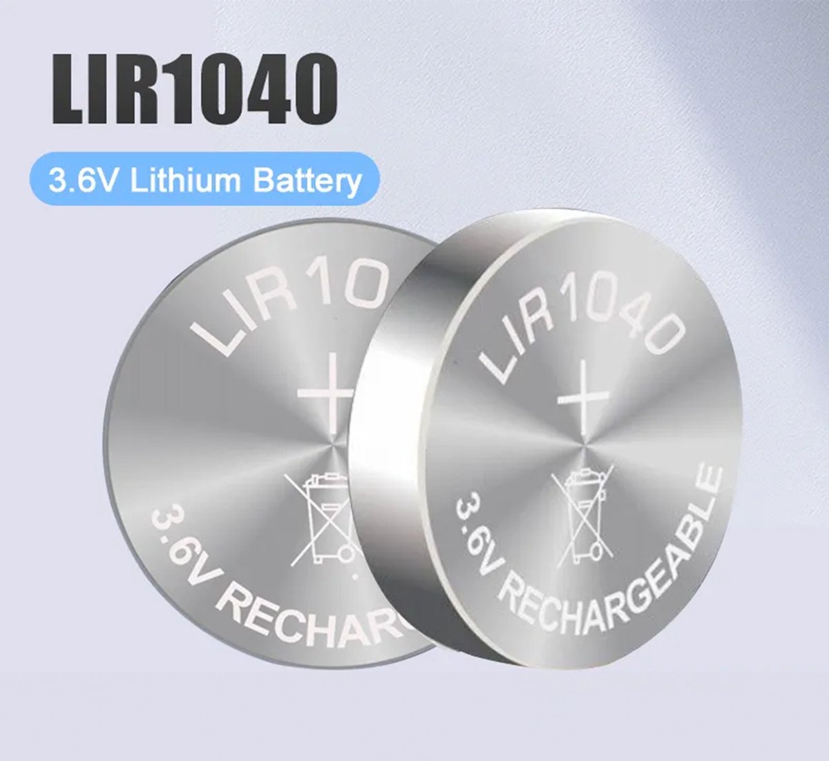 LIR1040 akupatarei 35mAh