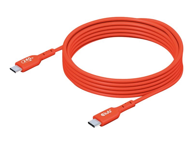 Двунаправленный кабель Club3D USB 2.0 Type-C, 2м, 240W EPR (CAC-1573)