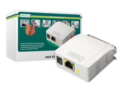 DIGITUS Fast Ethernet Print Server - Parallel (DN-13001-1)