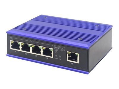 DIGITUS Switch DN-650105 - 5 Ports - 5x GE (10/100/1000)