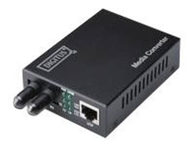 DIGITUS fiber media converter Professional DN-82110-1 - RJ45 / ST