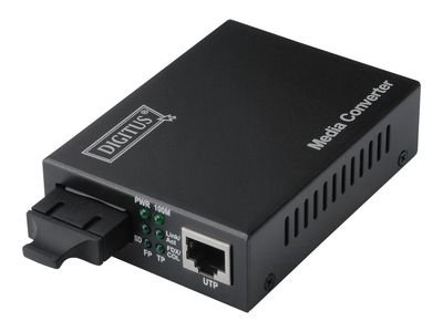 DIGITUS DN-82021-1 - fiber media converter - 10Mb LAN, 100Mb LAN