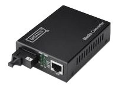 DIGITUS Professional DN-82122 - fiber media converter - 10Mb LAN, 100Mb LAN, GigE