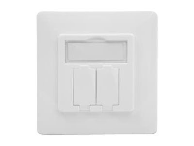 DIGITUS Front panel and mounting frame for multimedia / Keystone modules DN-93831-1